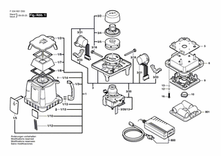 BOSCH Tastatur | Ersatzteile für PAL-200H Profile | 2610A07780