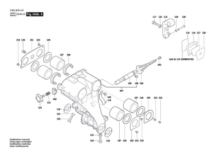 BOSCH Warnzettel | Ersatzteile für CM8S | 1609B04233