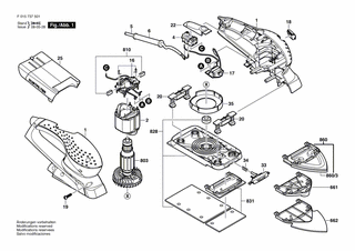 BOSCH Polschuh 220-240V | Ersatzteile für 7375 | 2604220636