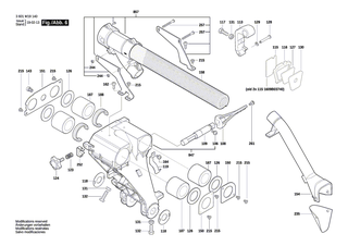 BOSCH Gehrungslineal | Ersatzteile für GCM 8 SJL | 1609B04182