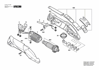 BOSCH Polschuh 230V | Ersatzteile für 7710 | 2610398513