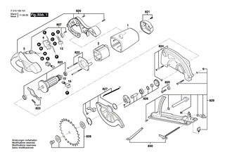 BOSCH Polschuh 230V | Ersatzteile für 5165 | 2610Z02831