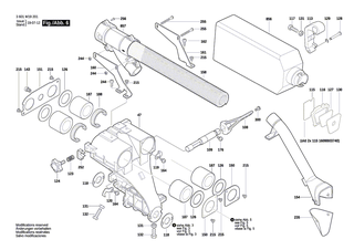 BOSCH Warnzettel | Ersatzteile f�r GCM 8 SDE | 1609B05387