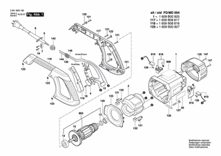 BOSCH Ansatzschraube | Ersatzteile für GCM 10M | 1609B00930