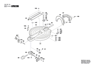 BOSCH Schulterschraube | Ersatzteile für GCM 12 JL | 1609B01463