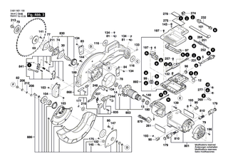 BOSCH Schulterschraube | Ersatzteile für GCM 12 JL | 1609B01462