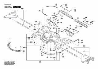 BOSCH Schraube | Ersatzteile für GCM 350-254 | 1609B00630