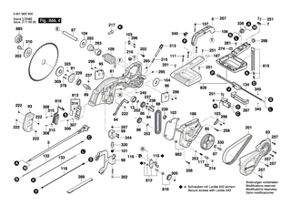 BOSCH Schraube | Ersatzteile für GCM 350-254 | 1609B00630