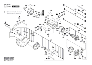 BOSCH Schraube | Ersatzteile für GCM 350-254 | 1609B00630