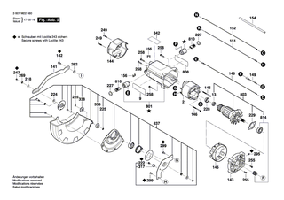 BOSCH Schl�ssel | Ersatzteile f�r GCM 350-254 | 1609B00593