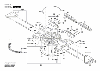 BOSCH Schraube | Ersatzteile für GCM 12 SDE | 1609B04086