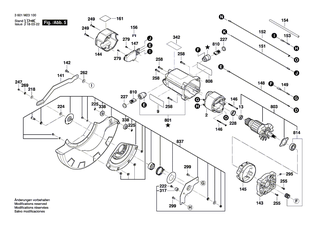 BOSCH Schraube | Ersatzteile für GCM 12 SDE | 1609B04086