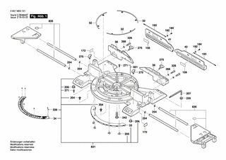 BOSCH Schalter | Ersatzteile für GCM 12 SDE | 2610950336