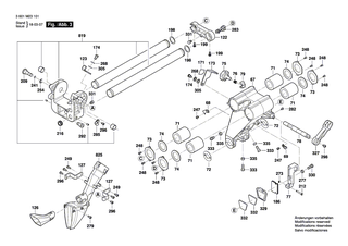 BOSCH Schalter | Ersatzteile für GCM 12 SDE | 2610950336