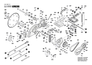 BOSCH Schalter | Ersatzteile für GCM 12 SDE | 2610950336