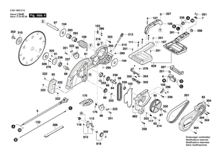 BOSCH Einklebeblatt | Ersatzteile für CM12SD | 1609B04939