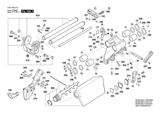 BOSCH Einklebeblatt | Ersatzteile für CM12SD | 1609B04956