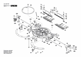 BOSCH Drehfeder | Ersatzteile für GCM 12 GDL | 1609B00204