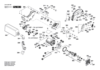 BOSCH Gummi-Ohrkissen | Ersatzteile für GCM 12 GDL | 1609B00419