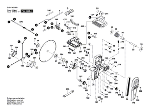 BOSCH Blechschraube | Ersatzteile f�r GCM 12 GDL | 1609B00636