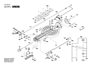 BOSCH Scheibe | Ersatzteile f�r GCM 12 GDL | 1609B00676