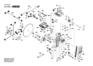 BOSCH Scheibe | Ersatzteile f�r GCM 12 GDL | 1609B00676