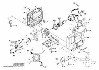 BOSCH Netzanschlussleitung EU 2,65m 2 x 1,0mm H05 VV-F | Ersatzteile für 479H1 | 2610362954