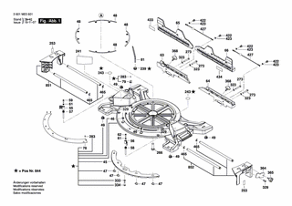 BOSCH Laufrolle | Ersatzteile für GCM 12 GDL | 1609BP7124
