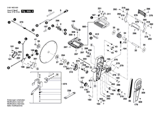 BOSCH Druckfeder | Ersatzteile für GCM 12 GDL | 1609B00291