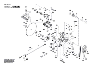 BOSCH Vorlegscheibe | Ersatzteile fr CM10GD | 1609B02105