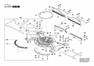 BOSCH Schiebeblech | Ersatzteile für CM10GD | 1609B04262