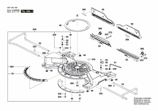 BOSCH Gleitfuss | Ersatzteile für GCM 10 GDJ | 1609B04265