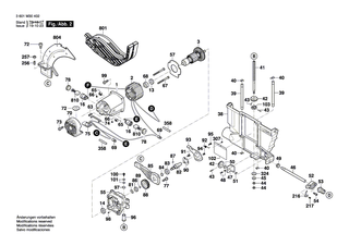 BOSCH Schraube | Ersatzteile für GTS 10 XC | 2610018217
