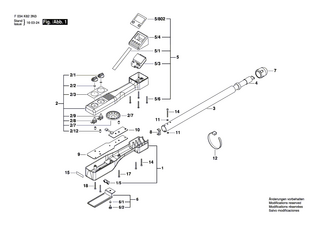 BOSCH Leiterplatte | Ersatzteile für 1-102 | 2610A04551