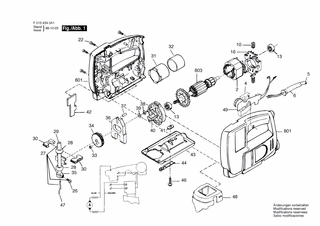 BOSCH Rillenkugellager 8x22x7 | Ersatzteile für 4340 H1 | 2600905052