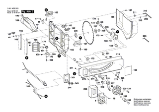 BOSCH Tragplatte | Ersatzteile für GTS 1031 | 2610015034