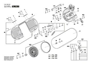BOSCH Sechskantschraube | Ersatzteile f�r GCB 120 | 1619PA8823