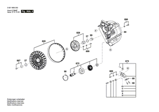 BOSCH Klebeetikett | Ersatzteile für GCB 120 | 1619PA8856