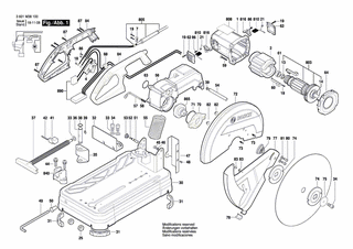 BOSCH Schraube | Ersatzteile für GCO 20-14 | 1609B03686