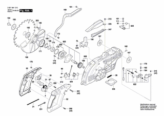 BOSCH Gelenkbolzen | Ersatzteile für GCM18V-08 | 1609B03771