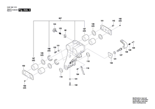 BOSCH Gelenkbolzen | Ersatzteile für GCM18V-08 | 1609B03771