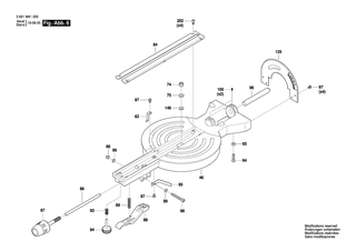 BOSCH Scheibe | Ersatzteile für GCM 18V-216 | 1609B06571