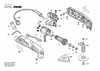 BOSCH Gummipuffer | Ersatzteile für PMF 180 E | 2609000549