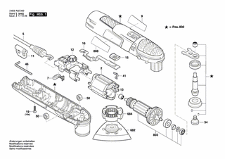BOSCH Firmenschild PDF Universal | Ersatzteile für PMF 220 CE | 160111C0TZ