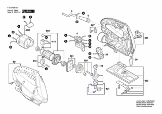 BOSCH Modulplatte | Ersatzteile für 4281 | 2610Z04337