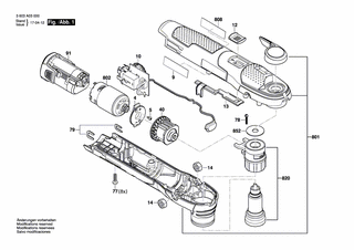 BOSCH Schiebeknopf | Ersatzteile für Multifunktionswerkzeug | 2609005541