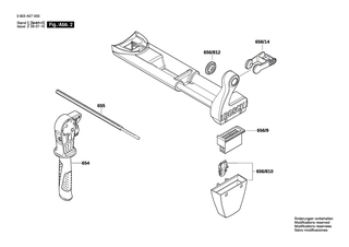 BOSCH Zusatzhandgriff SCHWARZ | Ersatzteile für PSB 500 RE | 2602025125