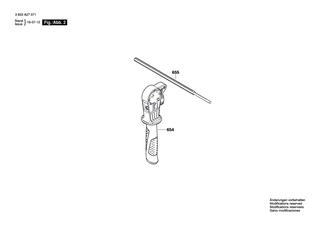 BOSCH Schalter | Ersatzteile f�r PSB 500 RE | 2607200655