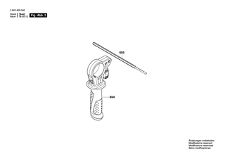 BOSCH Spindel | Ersatzteile f�r PSB 650 RE | 2609003645