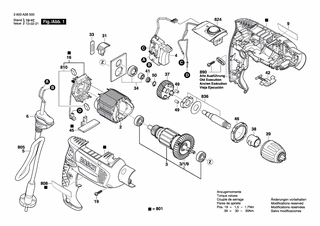BOSCH Sinterlager | Ersatzteile für PSB 750 RCE | 2609003165